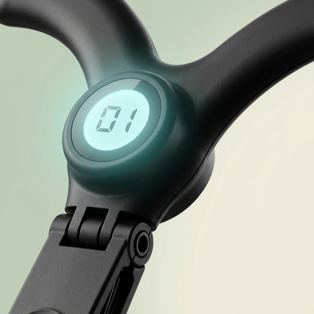 Alignease Clip Posture Corrector — LED display detail